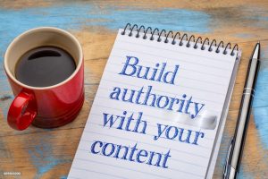 build authority with content