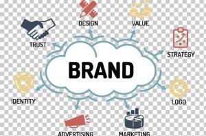 Clipart showing brand authority components