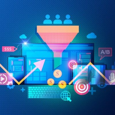 Conversion Rate Optimization and User Experience Optimization - CRO and UXO - Processes Aimed at Increasing the Percentage of Website Visitors Who Take a Desired Action - Conceptual Illustration