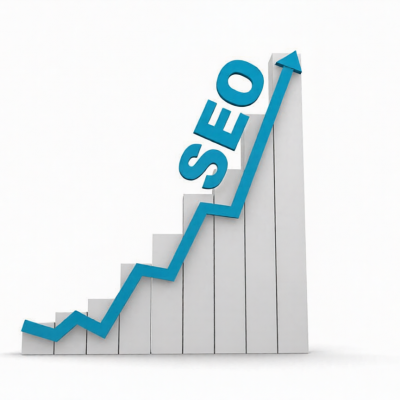 3d graph. SEO concept. 3d render