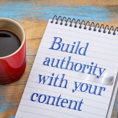 build authority with content
